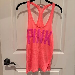PINK Victoria's Secret Bright Pink Tank Top